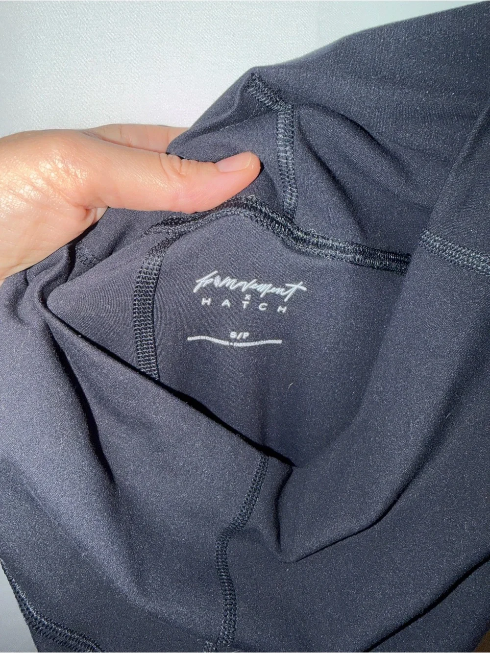 NWT free people X Hatch maternity black high rise leggings size Small.lounge